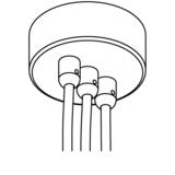ROSETTE for textile cable
