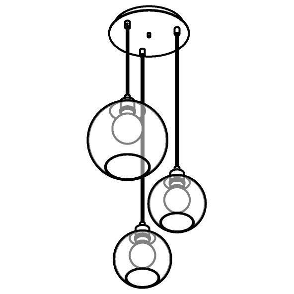 MOBY SH 3 OPAL GLASS